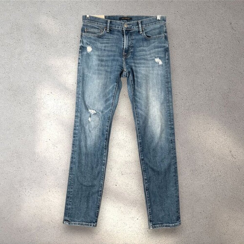 Abercrombie & Fitch Denim 29x30 Skinny Blue Jeans Men A&F Stretch Distressed